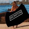 Brompton Logo Microfiber Beach Towel Absorbent Quick Dry Soft Yoga Swimming Resort Mountain Climbing Towel