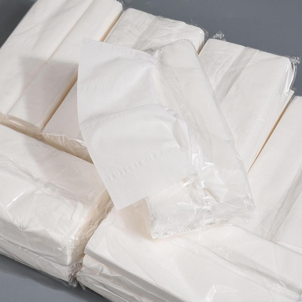 Dickes 100-Blatt Weißes Gesichtstuch für Restaurants, Hotels, Catering, KTV & Gästezimmer