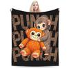 Sad Monkey Punch Blanket Soft Comfy  Throw Blanket Winter Adults Girls Outdoor Camping Bedspread