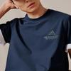 Adidas T Shirts Men's Navy Blue Crew Neck Moderate JD5750