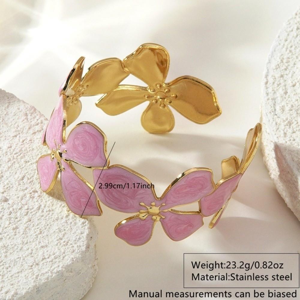 Fashion Jewelry Open Bangle Bracelet Stainless Steel Women's Bracelet Fashion Bracelet Women