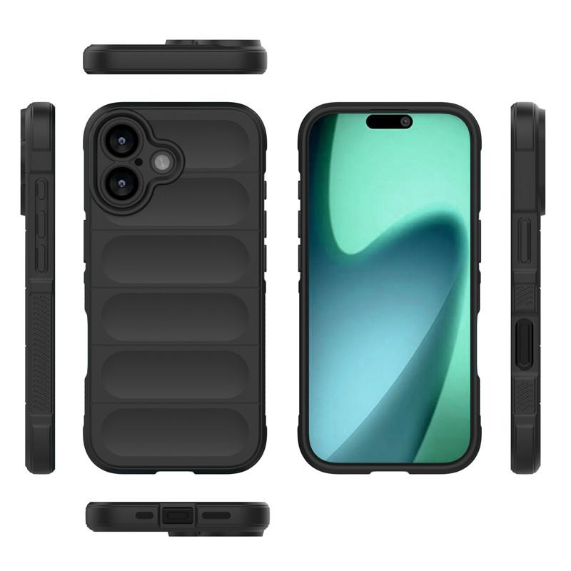 For iPhone 17 Case For iPhone 17 Air iPhone 17 Pro Max Cover Funda Shockproof Anti-fingerprint Protective TPU Phone Back Cover
