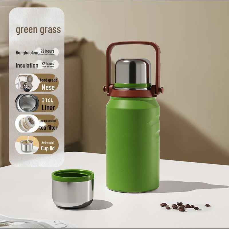 

Large Capacity Insulated Thermos Cup for Kids and Adults – Stylish, Portable, Ideal for Outdoor Sports and Travel. 600ml [316 Antibacterial Liner]