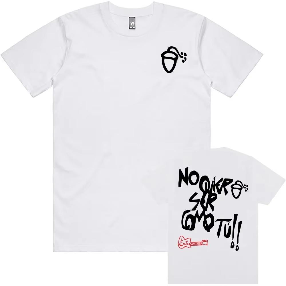 2026 Summer Bestseller Oneck Extremoduro Rock Band Print Tshirt Short Sleeve Unisex Streetwear Hip Hop Male Tshirts