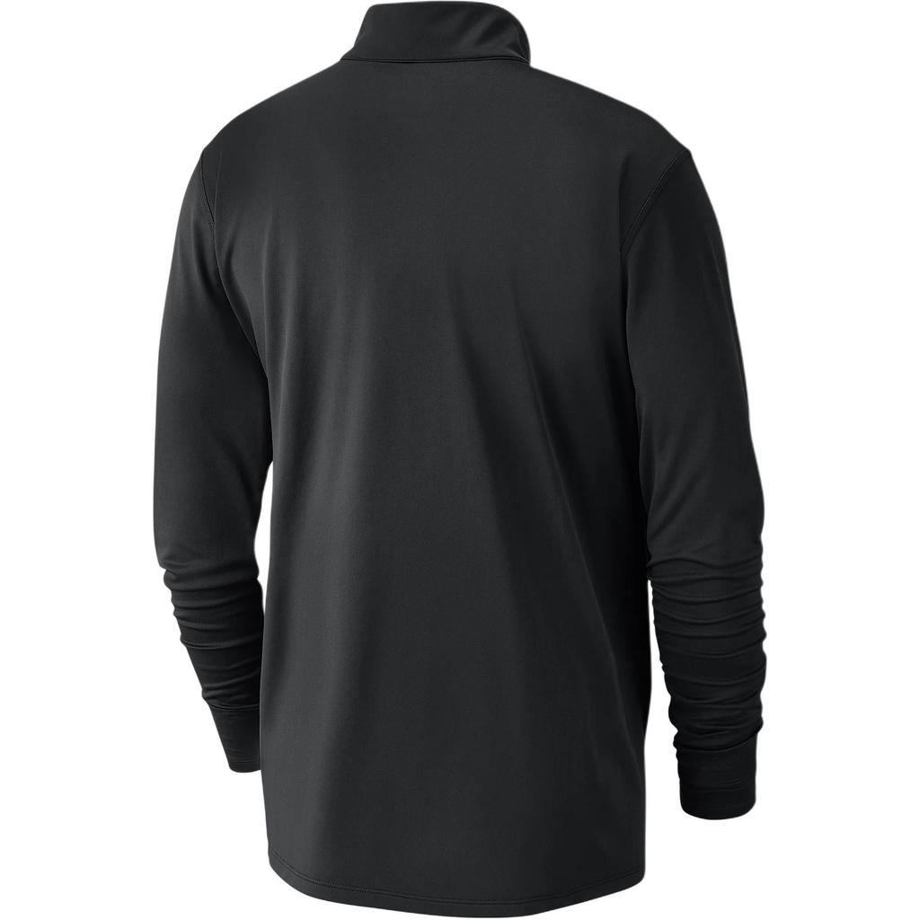 Nike Logo Stand Collar Half Zip Long Sleeve Sweatshirt Men sweatshirt Black HF3900-010