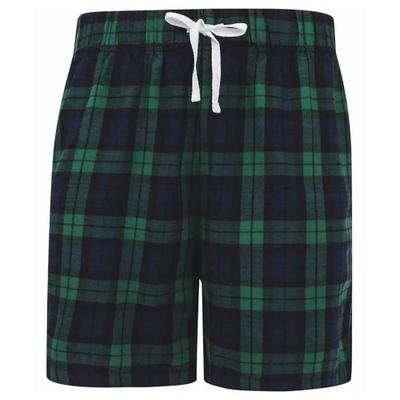 SF Men Mens Tartan Lounge Shorts