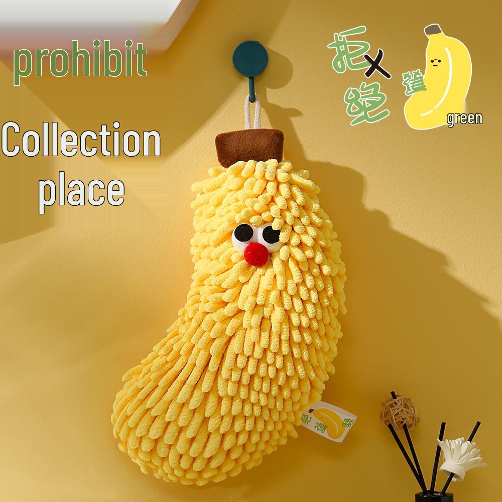 Dopamine Chenille Big Eyes Hand Towel: Festive, Creative, and Cute Hanging Towel for New Year