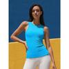 CHARMLEAKS Workout Tank Tops for Women Seamless Full Length Gym Tops Athletic Yoga Top Built In Bra