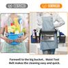 Gardening Tool Belt Adjustable Waterproof Waist Belt Bag Toolbelt With Multiple Pouches Housekeeping Apron For Plumbing