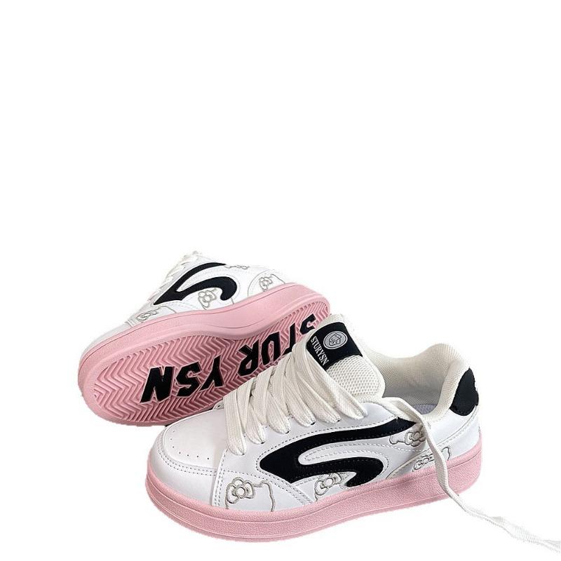 Niche design original color matching bread shoes new spring versatile little white shoes trendy casual board shoes women