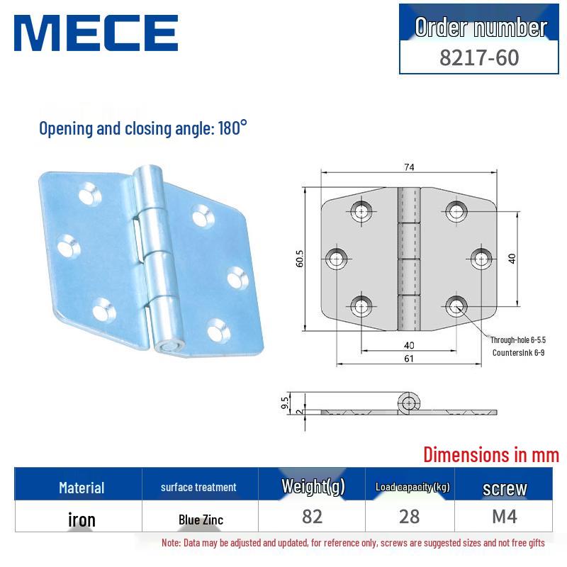 Thickened Stainless Steel Small Hinge for Folding Cabinet, Window, or Wooden Box with Lotus Leaf Design.