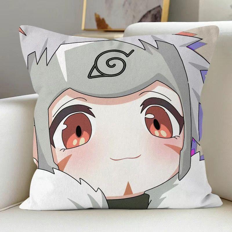 Naruto Anime Charakter Kissenbezug: Bezaubernde Designs für Fans! Anime-Accessoires und Dekorationsgeschenke