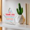 "Being A Part" Thank You Keepsake - Versatile Acrylic Desk Gift for Professionals