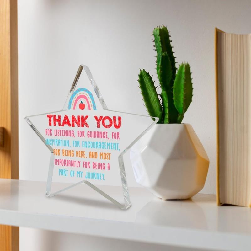 "Being A Part" Thank You Keepsake - Versatile Acrylic Desk Gift for Professionals