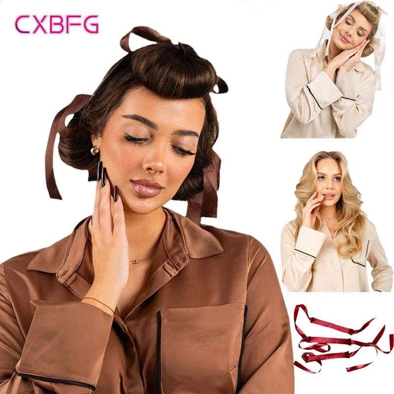 New Heatless Hair Curler Lazy Hair Rollers No Heat Curling Rods Headband Soft Curlers Overnight Sleeping Curls Hair Styling