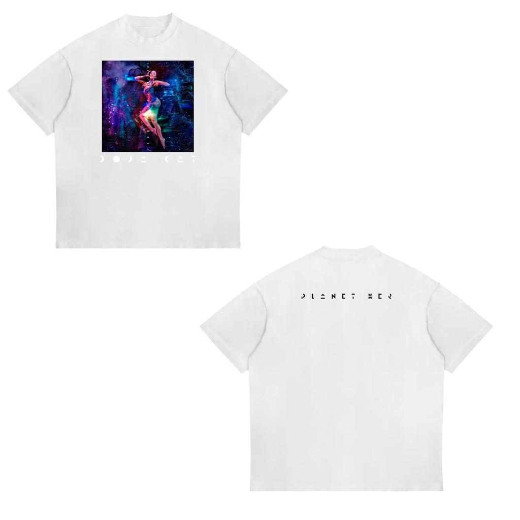 Doja Cat Wearing Sam Hyde Inspired Internet Meme T Shirt Unisex Women Hip Hop Oversized Tshirt Unisex Cotton Tees Unisexs Streetwear