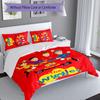 3pcs The Wiggles pattern bedding set duvet cover set includes duvet cover &pillowcases, perfect all season bedroom decoration & gift