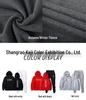 Herren Herbst/Winter Plus Samt Hoodie Trendiges Zweiteiliges Set mit Kapuze