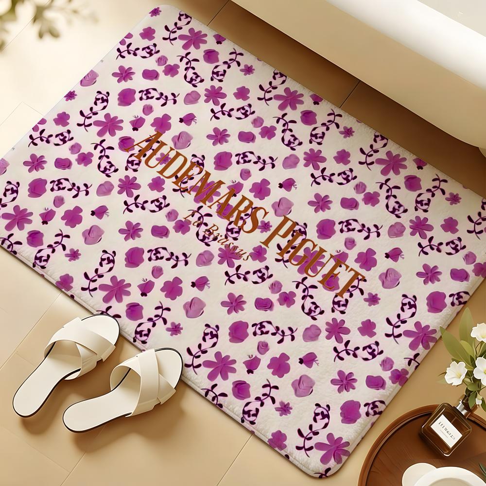 A-audemars P-piguet BRAND Floor Mat Soft Flannel Rug Non-Slip Absorbent Mat For Bathroom Bedroom Home Decor