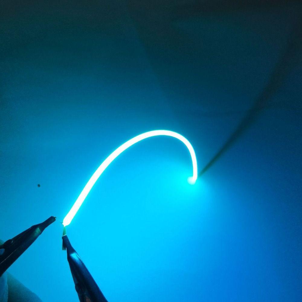 

DC3V Led Flexible Filament Same Pole 25mm 80mm 110mm 128mm 190mm 300mm 352mm Edison Bulb Lamp Parts Durable 352mm світло-синій колір