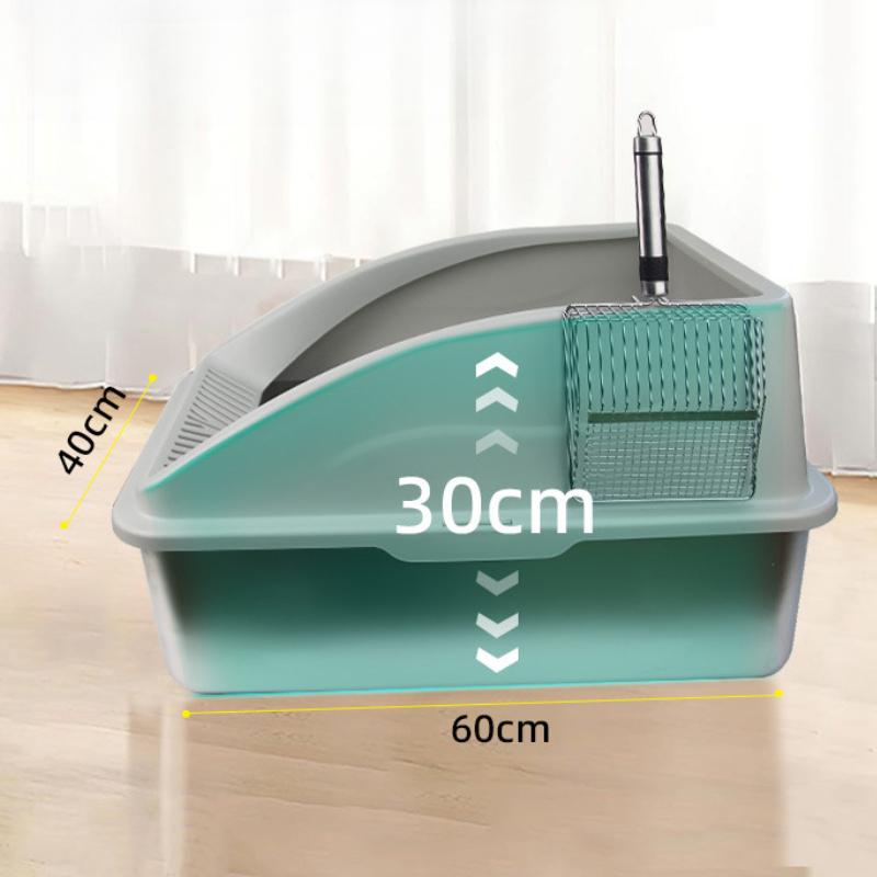 Stainless Steel Cat Litter Box Enclosed Large Cat Toilet Deodorizing Easy To Clean Pet Supplies Anti-corrosion Cat Bedpans