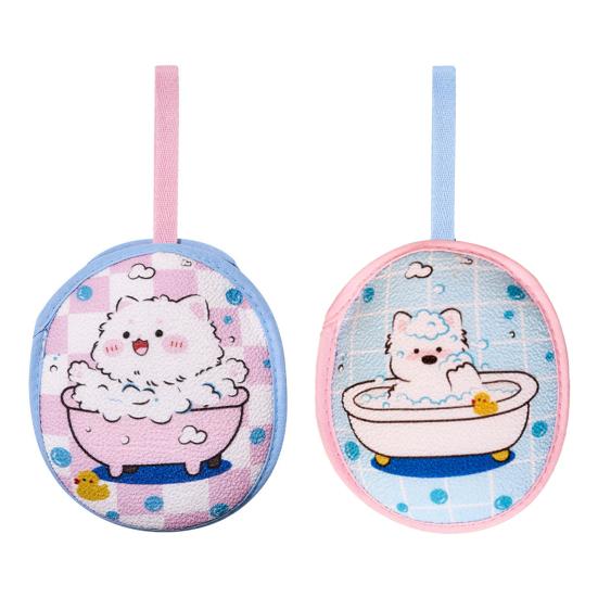 Bath Loofah Sponge Soft Absorbent Kids Bath Scrubber Cute Exfoliating Scrubber Shower Loofa Sponge for Boys Girls