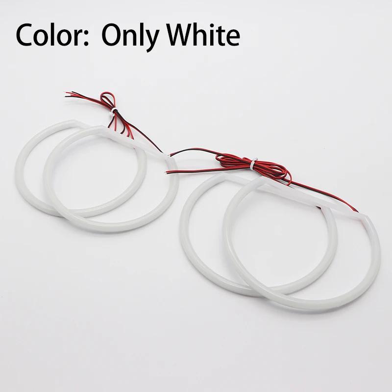 LED SMD Cotton Light Switchback Angel Eye  Ring DRL Kit for BMW X5 E53 Facelift 2004 2005 2006