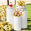 3/5Pcs Cylinder Pedestal Cake Stand Dessert Table Pillars Holiday Party Supplies for Valentine's Day Thanksgiving Birthday
