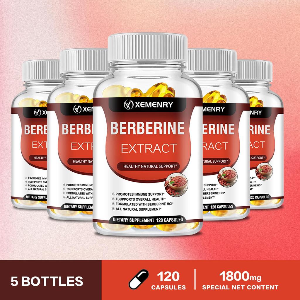 Xemenry - 1800 mg Berberine Hydrochloride - Heart Health and Immune System