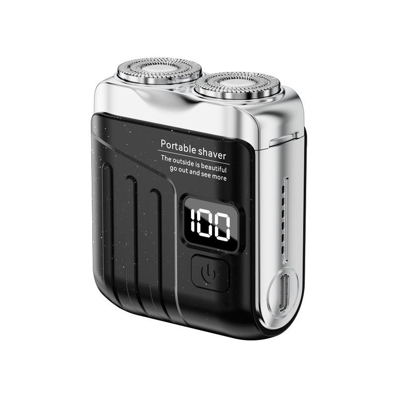 2025 New MINI Electric Shaver for Men - Quick Charge, Portable with Power Display