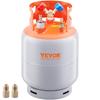 VEVOR Refrigerant Recovery Reclaim 13.6 Kg Cylinder Tank with Floating Switch