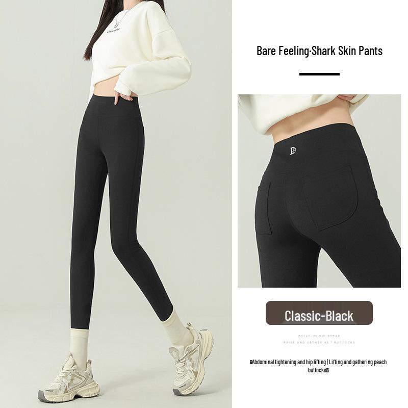

Women s High-Waisted Yoga Pants with Tummy Control, Pocket, and Hip Lift - Spring/Autumn Lightweight Sportswear. Large