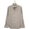 Massimo d'Augusto Dark Beige MAX6 100% Linen One-Piece Button-Down Shirt Tops M Dark beigeUsed