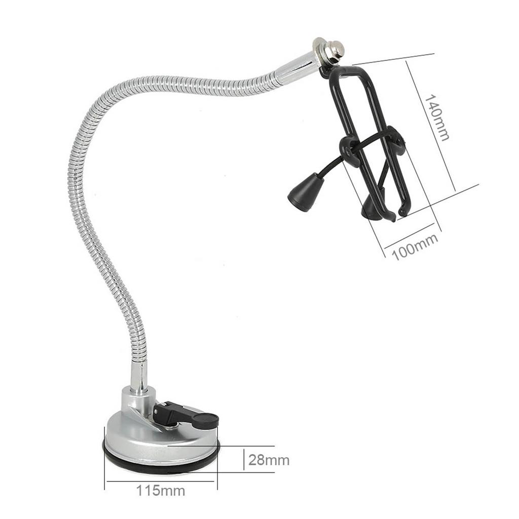 360 Degree Freely Rotation Hair Dryer Wall Holder Hands Free Hair Blower Stand Suction Cup