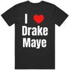 Jeg elsker Drake Maye Fan T-skjorte