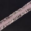 Colorful Elastic Lace Ribbon Polyester Stretch Lace Fabric New Ruffle Lace Trim  Clothing