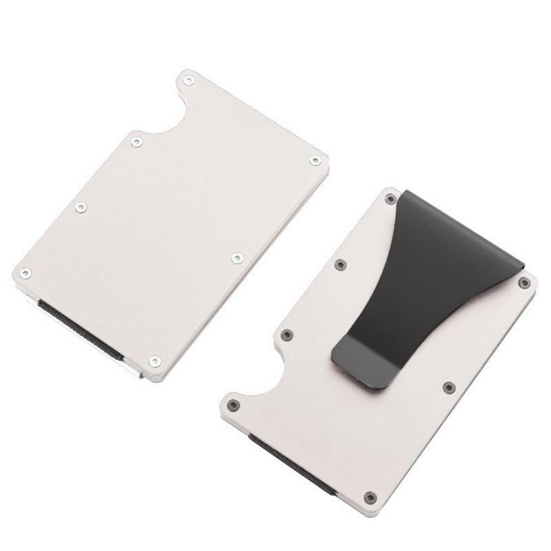 Mehrfarbiger Aluminium RFID-Kreditkartenhalter - Anti-Magnetisch, Großes Fassungsvermögen, Anpassbares Laserdesign