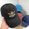 Germania GerUnisexy Giocatore di Calcio Cappellino da Baseball Non Strutturato Unisex Donna Calcio Usurato Lavato Copricapo Allenamenti Cappello Regalo