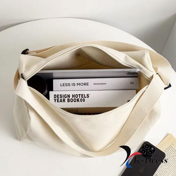 2-color Daily Cross Canvas Eco Bag
