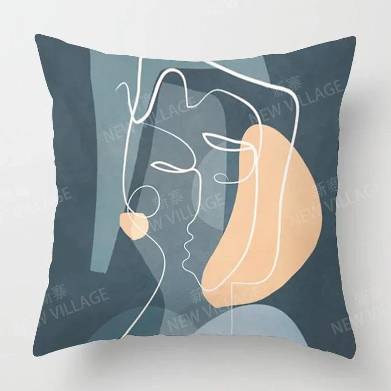 

Скандинавский Осенний Домашний Декор Осень Наволочка для диванной подушки Современный 30x30cm коричневый