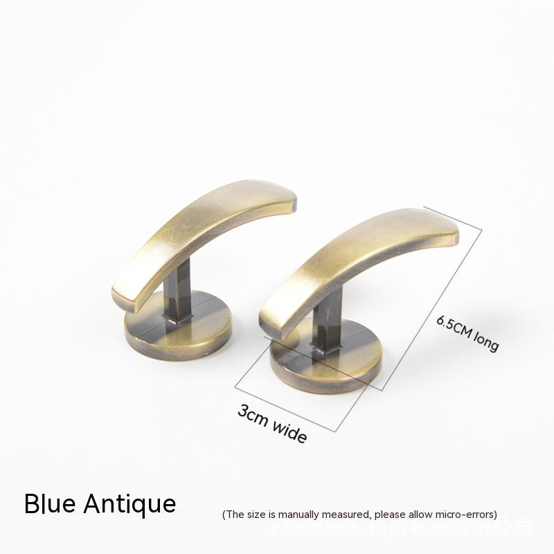 1 Pair Vintage Modern Curtain Hooks Wall Mounted Aluminum Alloy Wall Hanger Home Decor Accessories