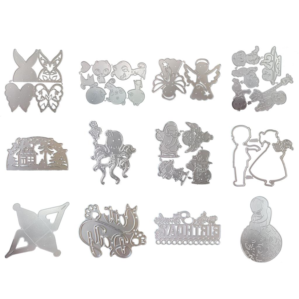 DIY Carbon Steel Cutting Dies Photo Album Decoration Party Diary Decor Supplies