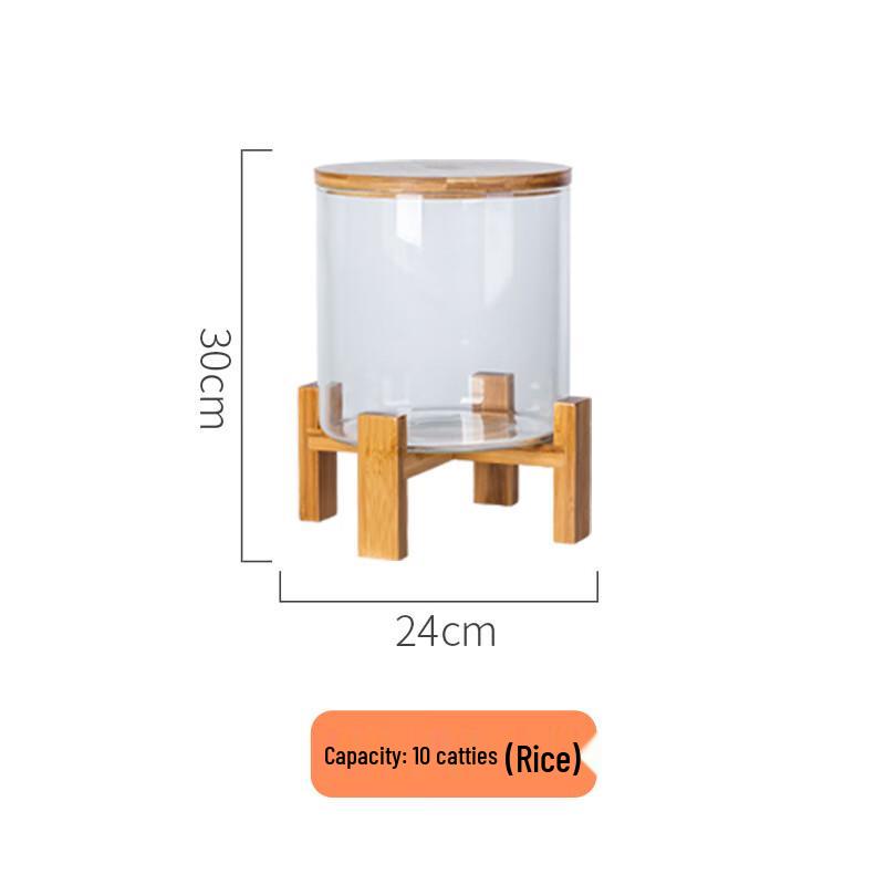 Qianxing Transparent Glass Food Storage Jar