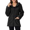 Women's Fashion Casual Long Sleeve Fleece Zipper Hoodie Warm Sweatshirt Hooded Jacket
