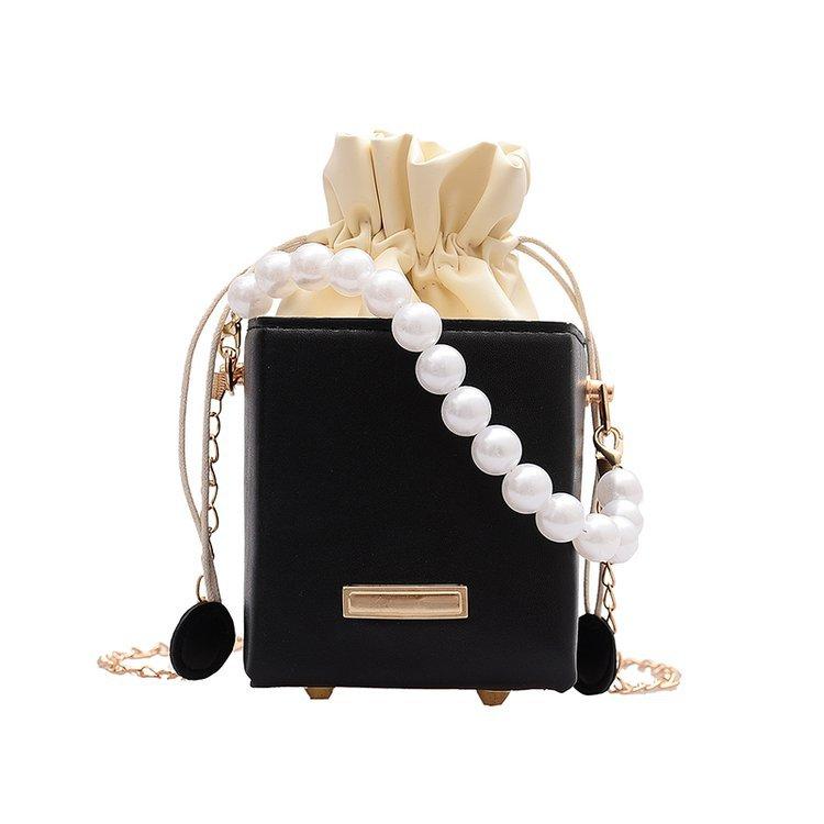 Lipstick Bag Women's Bag 2025 New Pearl Chain Change Mobile Phone Bag Trendy Fashion Chain Shoulder Bag
