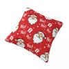 Christmas New Year Pillowcase Soft Polyester Cushion Cover Decorative Santa Throw Pillow Case Cover Bedroom Square 40*40Cm