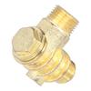 Check Valve Durable and Reusable One Way 3?Port Zinc Alloy Valve with High Hardness G12 G34 M10