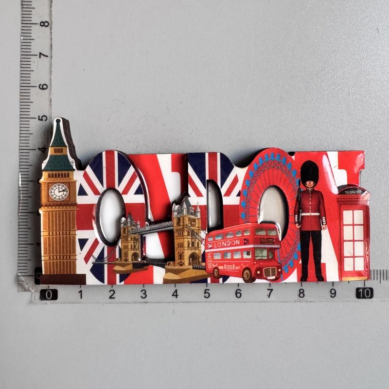 British Fridge Magnets London Bus  Big Ben Manchester Windsor Oxford Bear England Magnetic Fridge Stickers Collection Gifts
