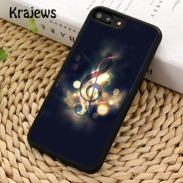 Krajews Colorful musical notes Soft Phone Case Cover For IPhone 18 17 Air 16 15 14 plus 11 12 13 pro max Plus coque Fundas