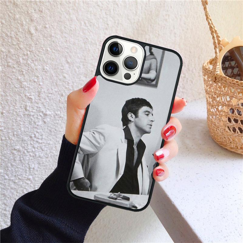 Tony Montana Scarface Al Pacino Phone Case for iPhone 17 Air 16 Coque 15 14 12 13 PLUS 11 PRO MAX Cover Fundas Shell